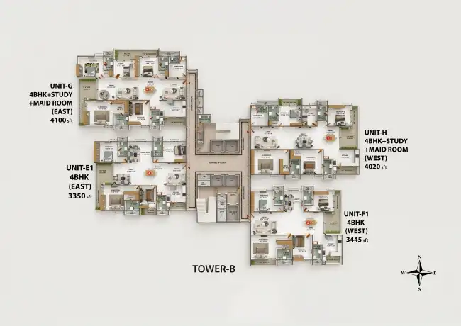 Tower B RFI Floor Plan