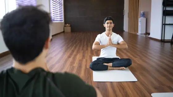 Tranquil Yoga and Meditation Room