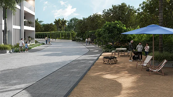 Pedestrian Pathway & Joggers Track